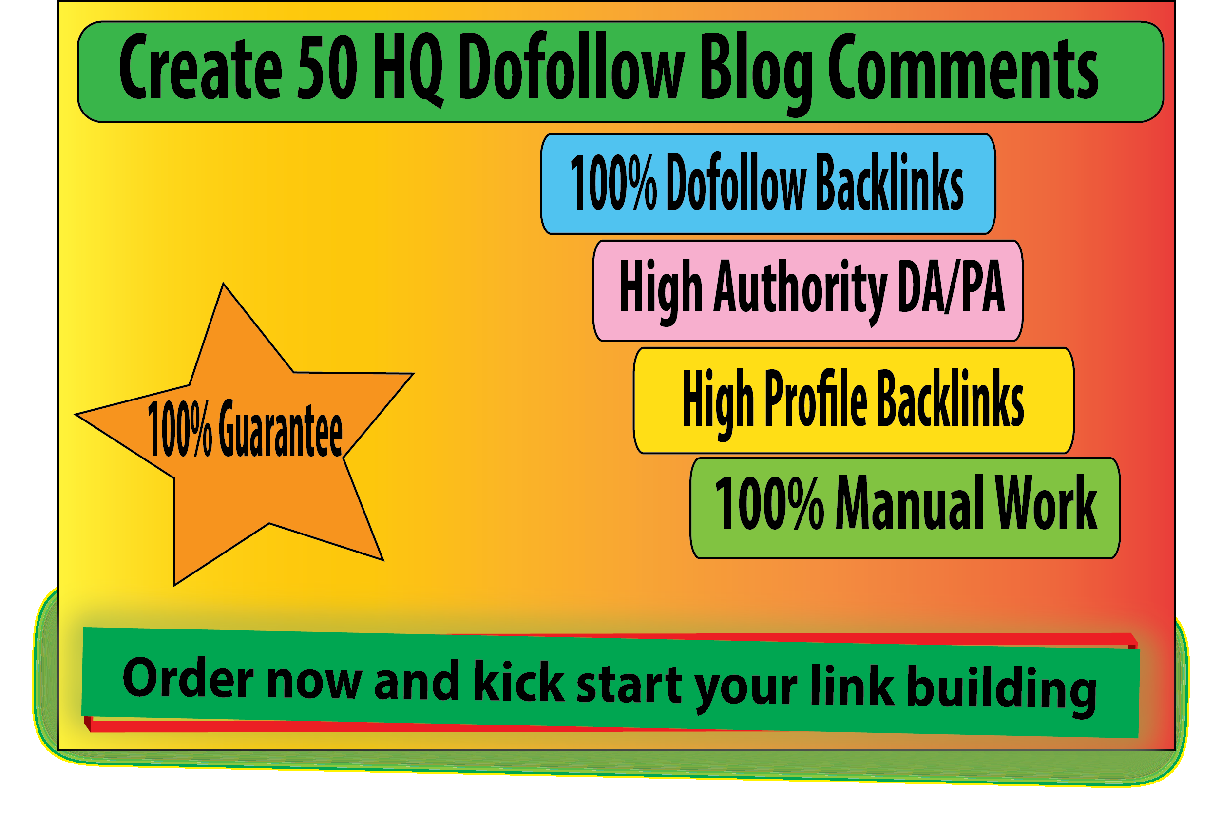 I Will do 50 High Quality Dofollow Blog Comments