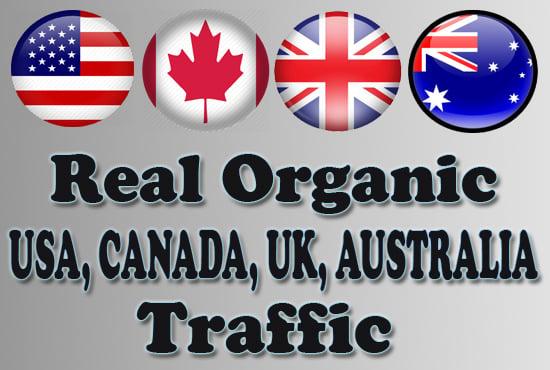 Real And Safe Google Organic Visitors USA, CANADA, UK, AUSTRALIA Traffic