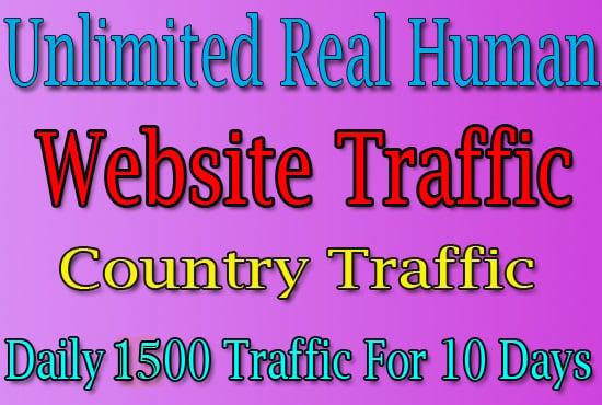 15000 Real Human Trafffic For 10 Days
