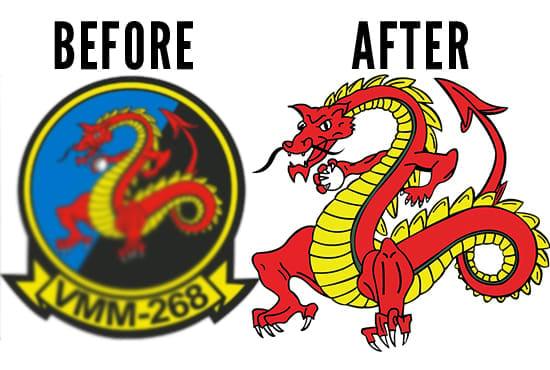 I can trace logo or image using illustrator