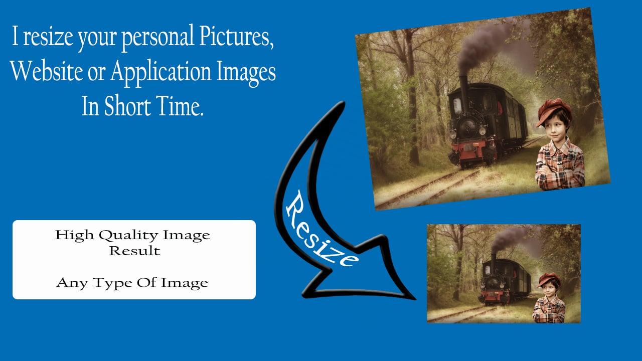 I will resize, rename and crope high quality images on any topic