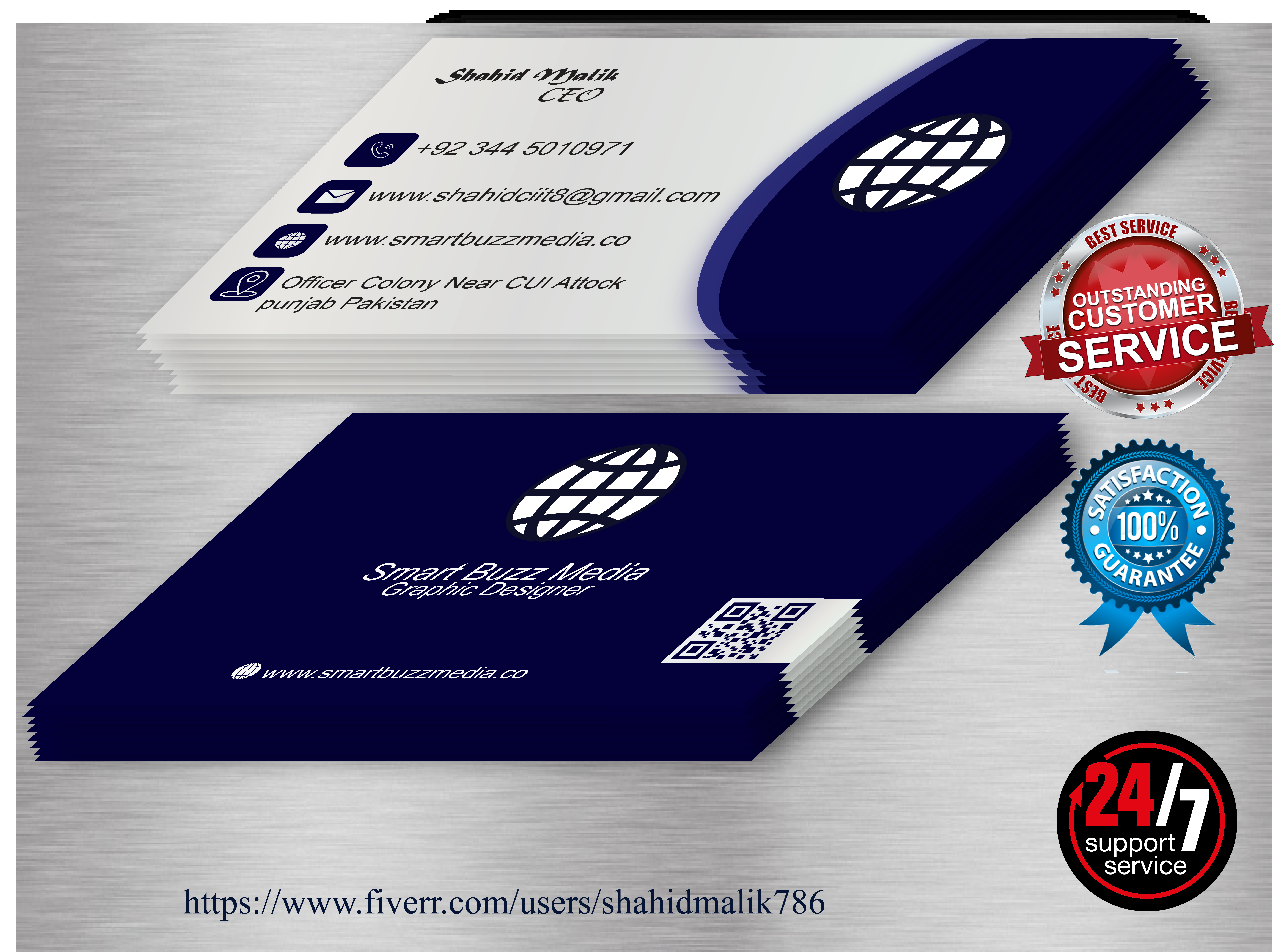 I will design your business card 