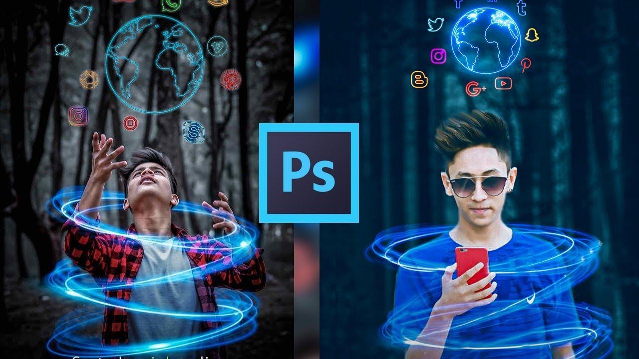 i will do neon social media photo editing in 1 to 2 hour 