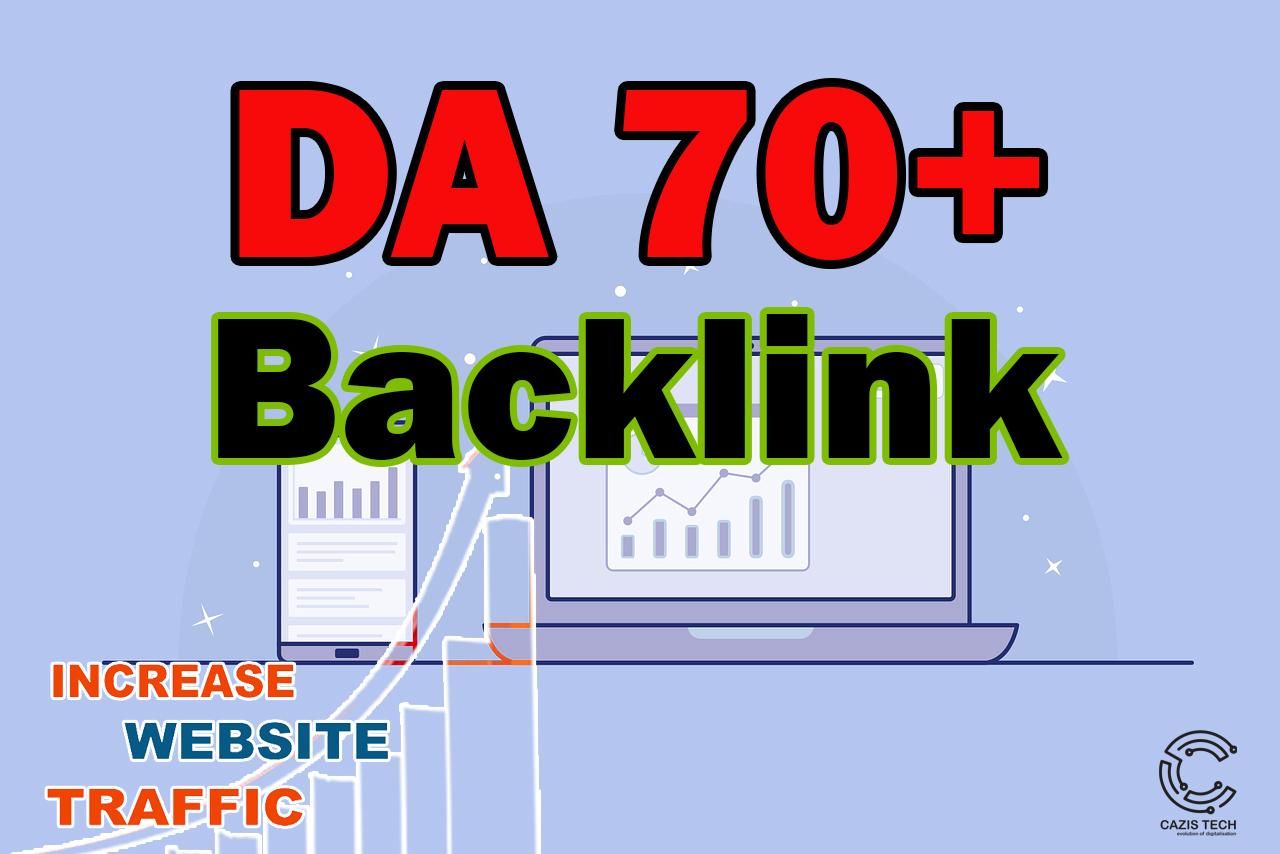 PR9 - DA (Domain Authority) 70+ (HIGH QUALITY BACKLINK SERVICE)