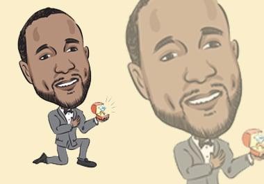 I'll Design amazing Caricature Design for you 