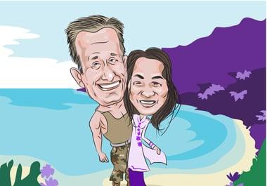 I'll Design amazing Caricature Design for you 