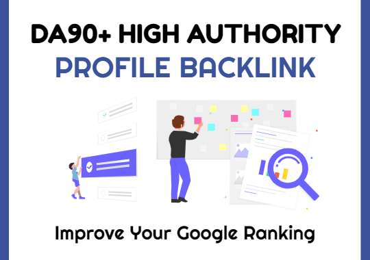Create Manually Top 30 DA90+ HQ PROFILE BACKLINKS