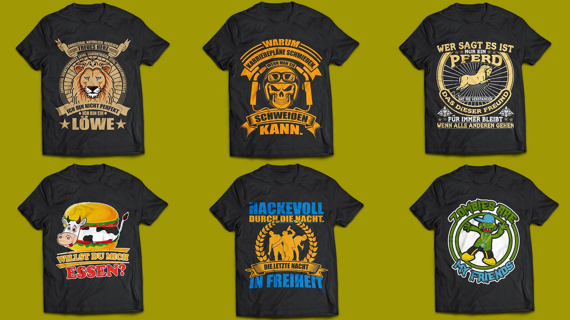 I will Create Custom Trendy T-Shirt Design