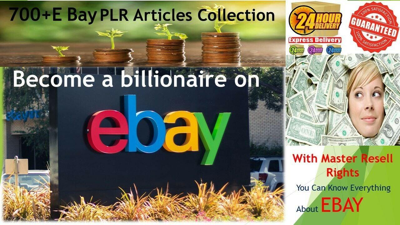 I will give 700+ All about Ebay Selling PLR Articles 
