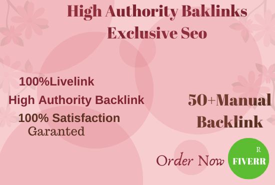 I will do 50 high metrics powerful backlinks