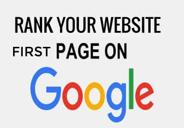 I will 50 SEO backlinks white hat method link building service for google top ranking