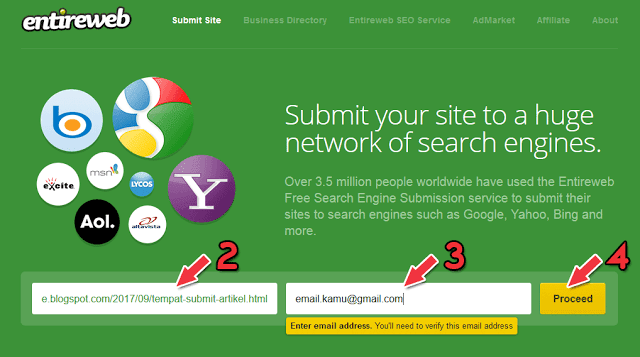 Submit your site to over 300 SEO sources and ping it professionally