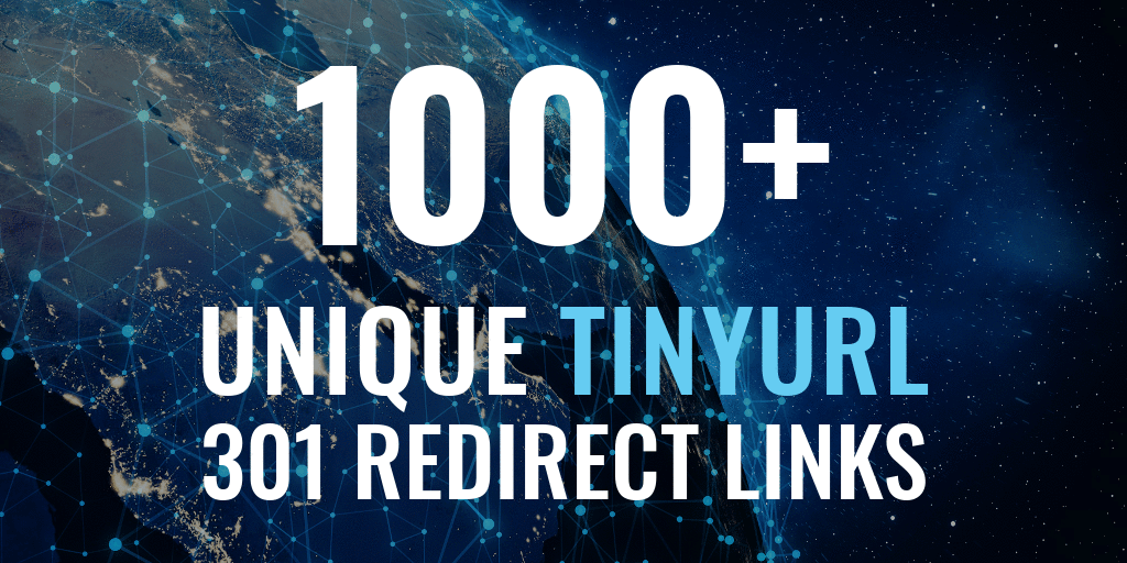 1000+ Unique TinyURL 301 Redirect URL Shortener SEO Backlinks