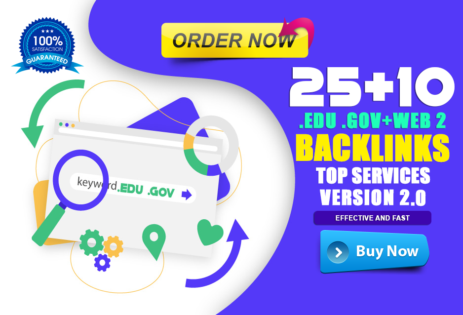 Manually Make 25 Edu Gov + 10 High Domains Authority Web 2.0