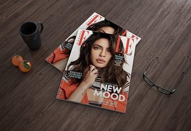 i will create 5 mock ups for magazine cover 