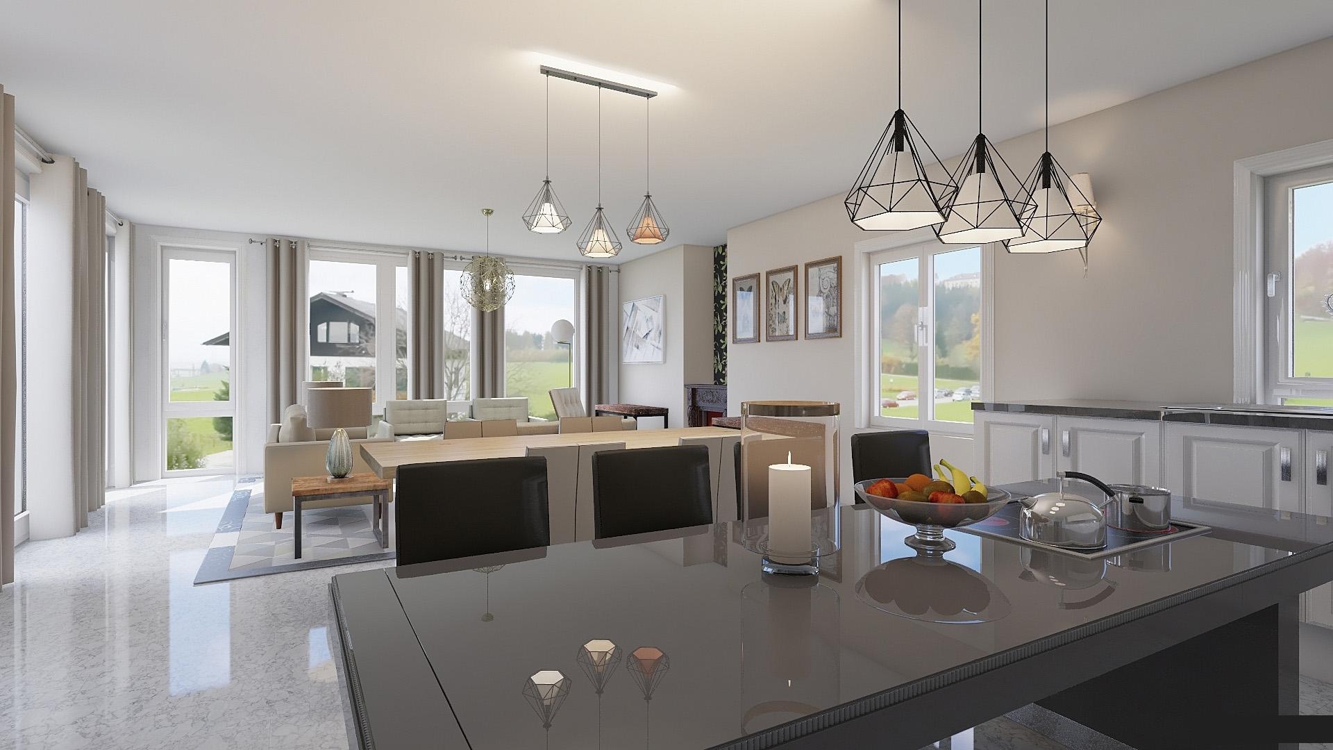 I will do architecture 3d rendering, floor plan, auto cad, and home