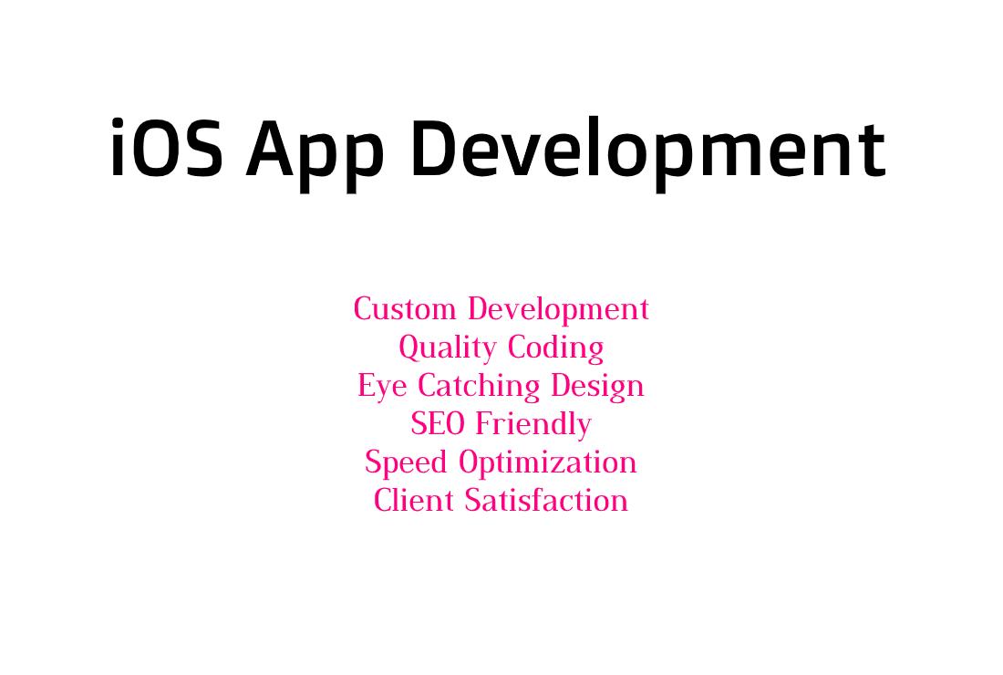 I will make a custom iOS App Development