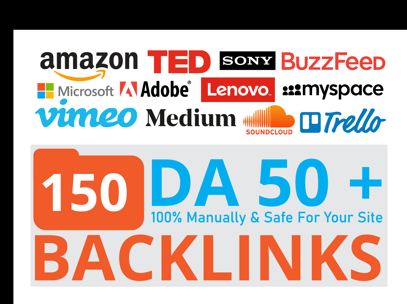 150 Big Brand Companies Backlinks Give Your Site HUGE Boost With DA 100 To 50