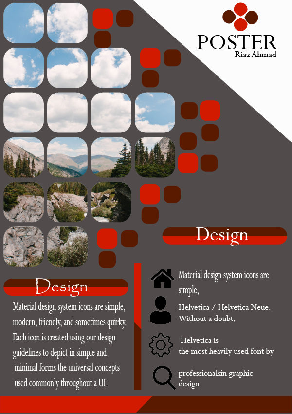 I will design poster,flyer,leaflet,postcard within 24 hours