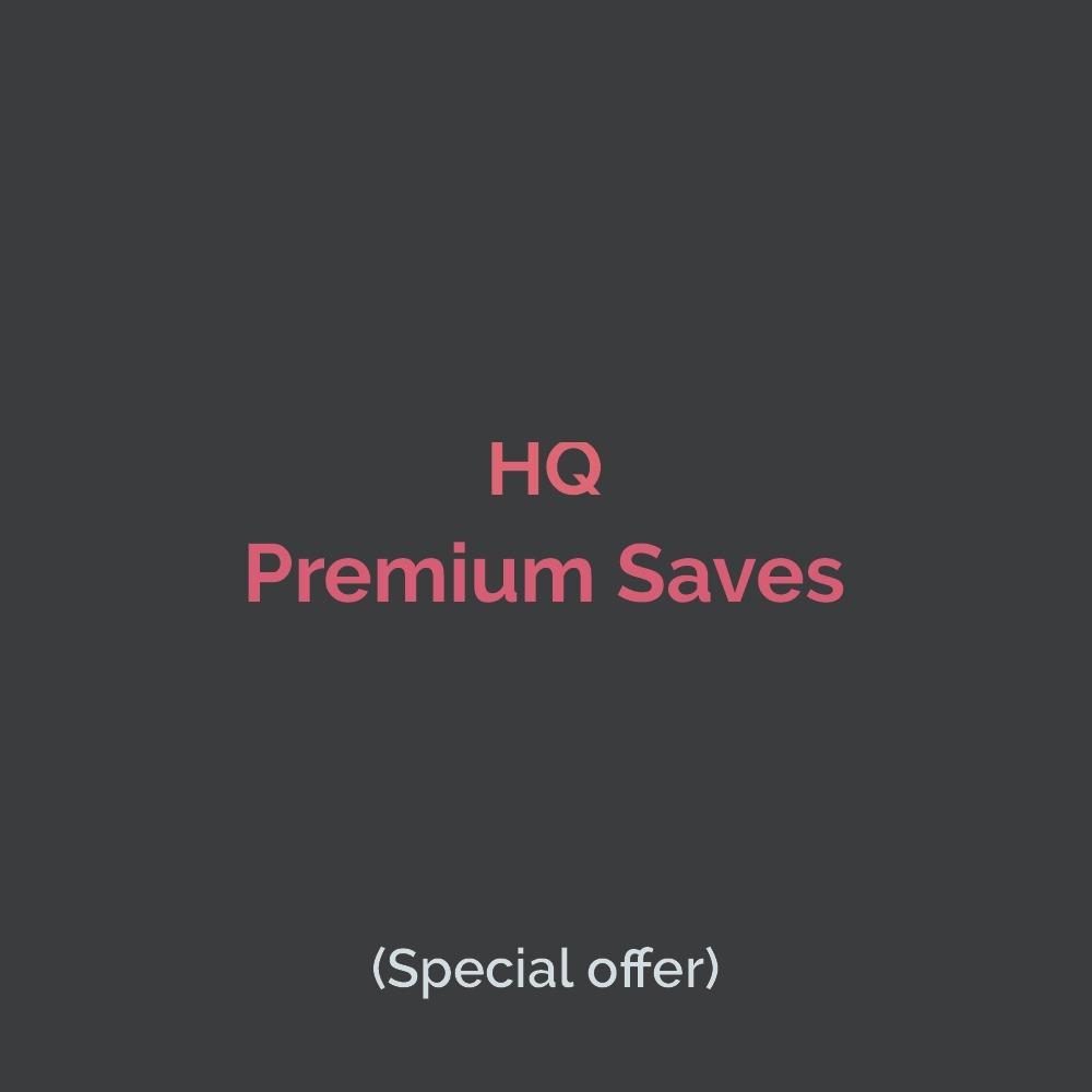 Premium Saves to your track, old and active accounts
