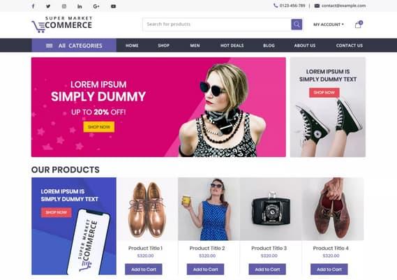 create a professional wordpress website or online store