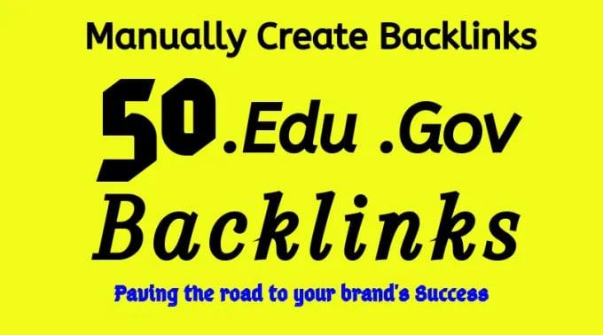 I will add 50 pr9 and edu,gov high trust authority safe SEO link building backlinks