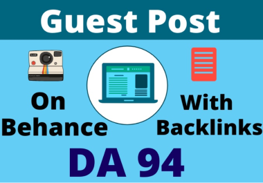 Write & Publish Guest Post on Behance.Com SEO Powerful Backlink