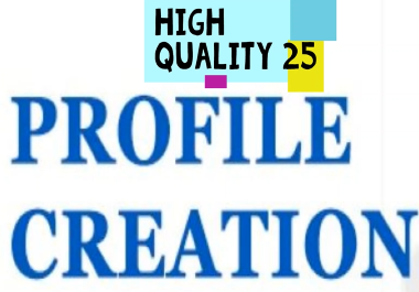 Get target visitors with 90+ DA to 50 profile creation for your website 
