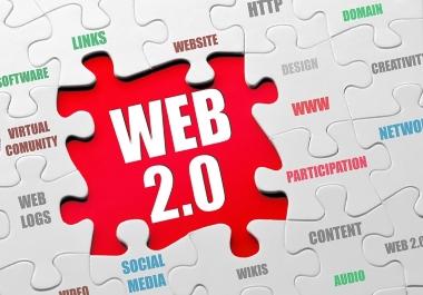 Boost your website with 15 web 2.0 backlinks.