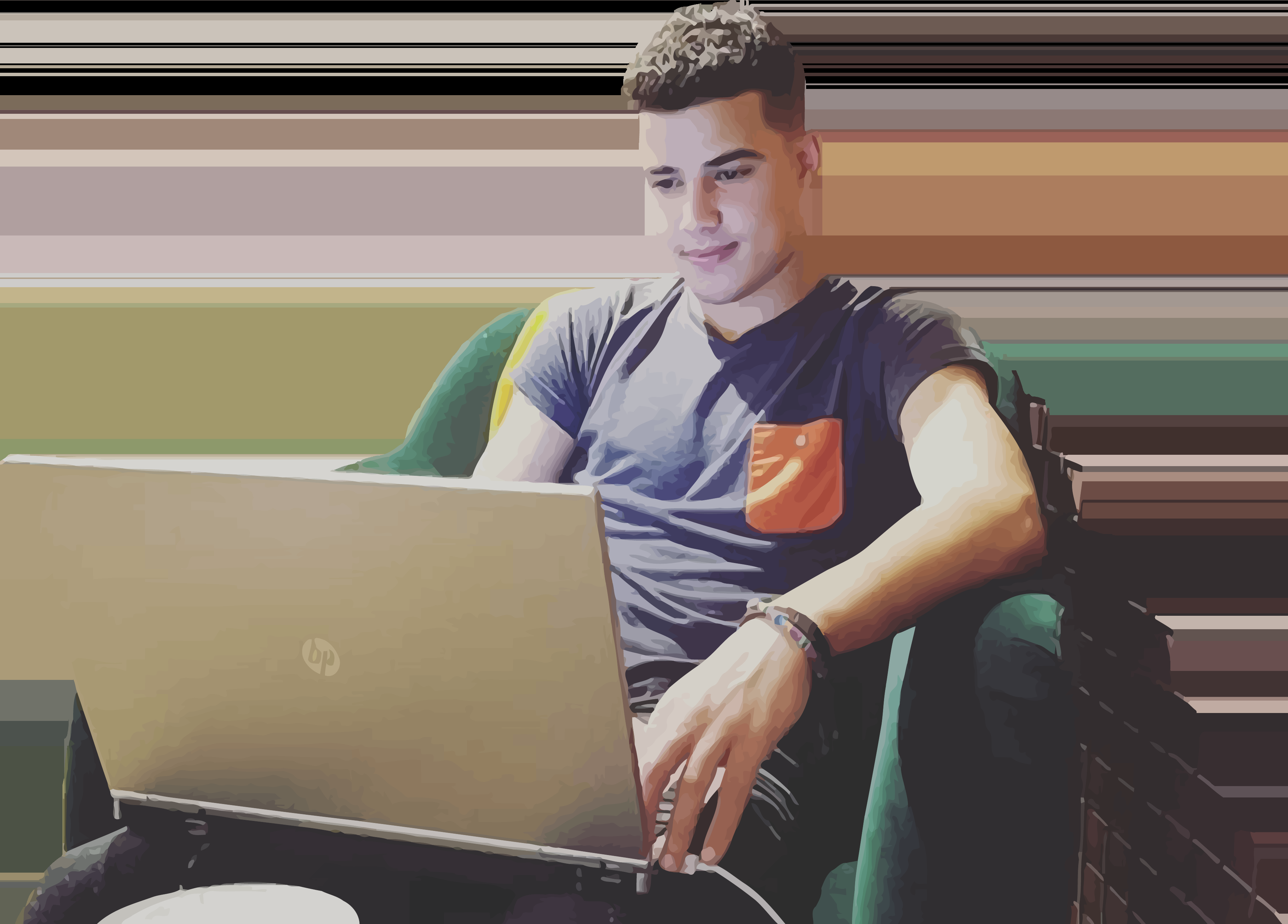 I will convert your picture into realistic vector illustration