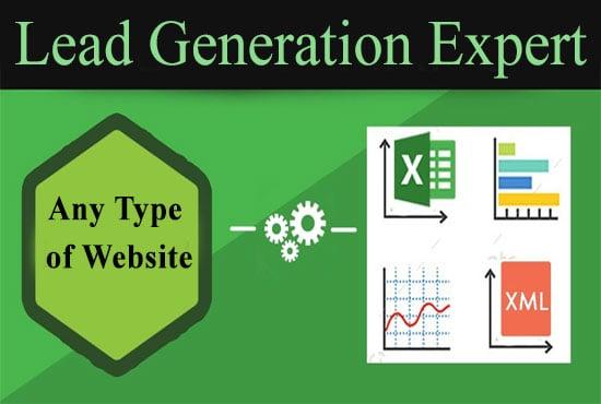 I will find LinkedIn lead generation for business contacts email