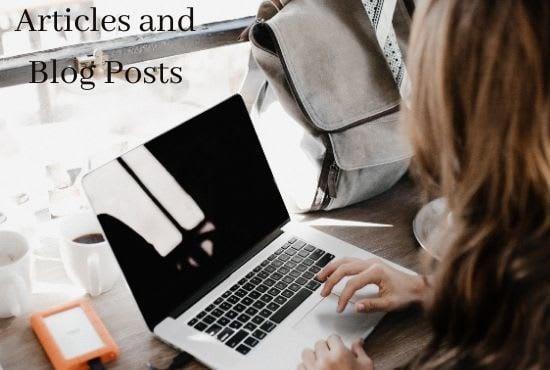 I will Write SEO article and blog post writing of 500 words