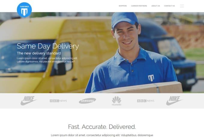  I will design and develop modern responsive websites with HTML CSS JavaScript and bootstrap