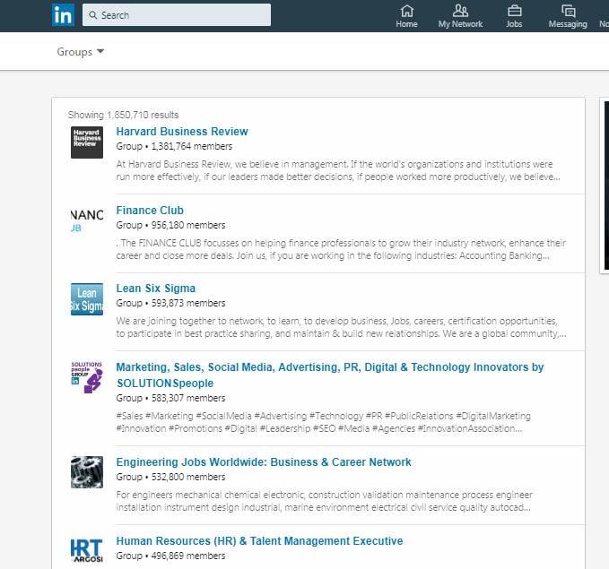 Post your info/Link in LinkedIn group