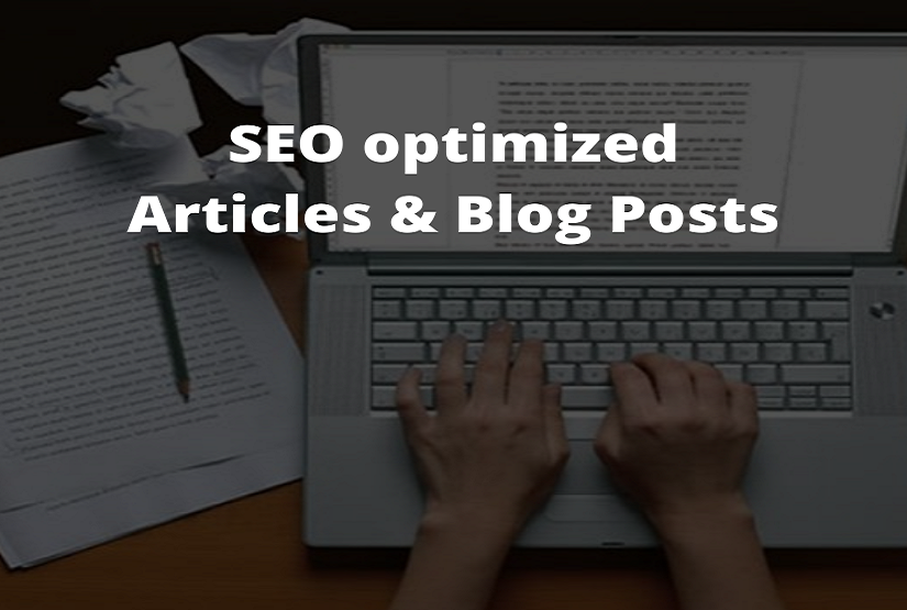 I will write SEO optimized articles and blog posts for you