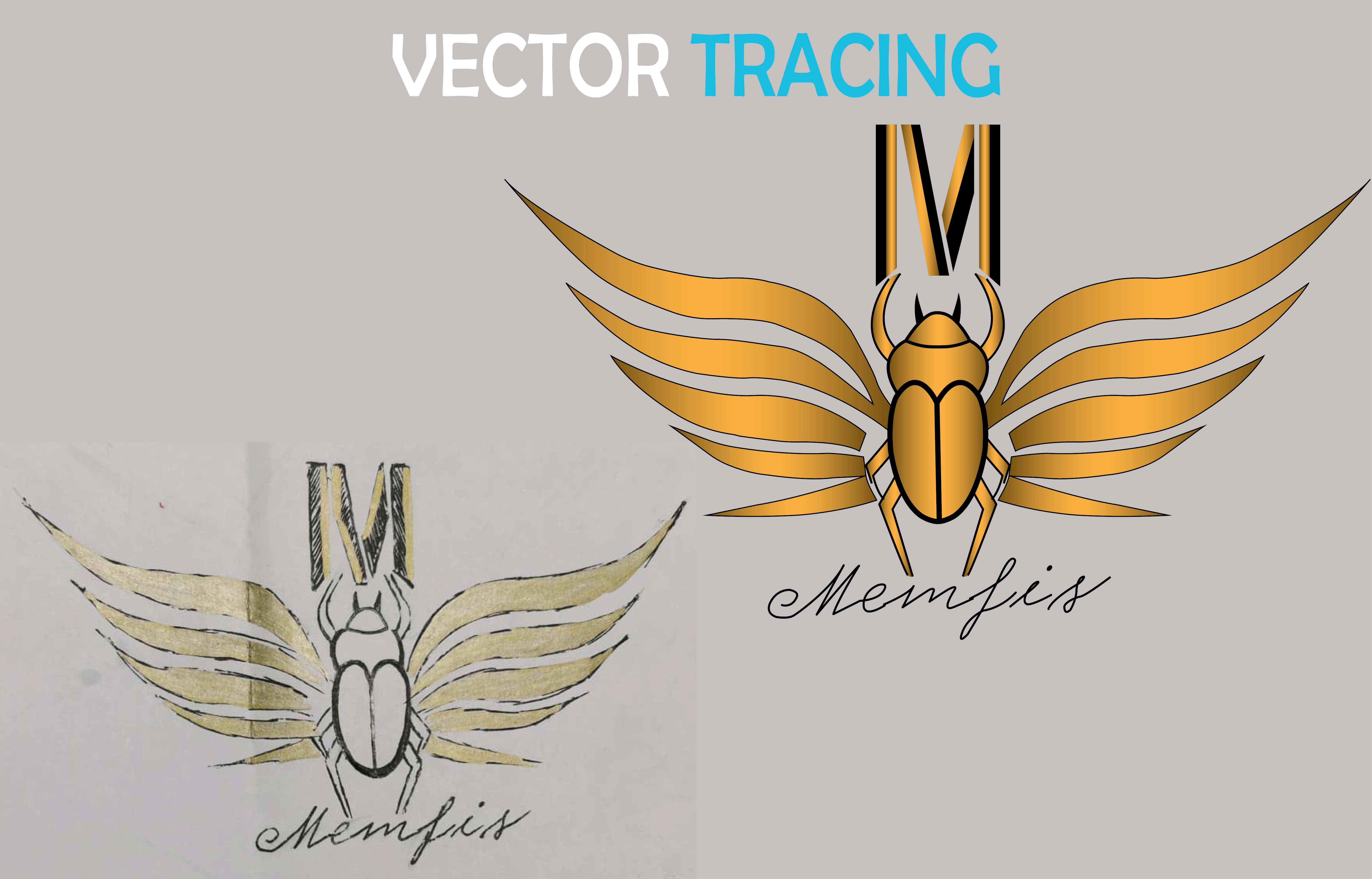 Vector tracing your logo or image, convert to vector