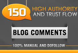 I will 150 blog comment with dofollow backlinks