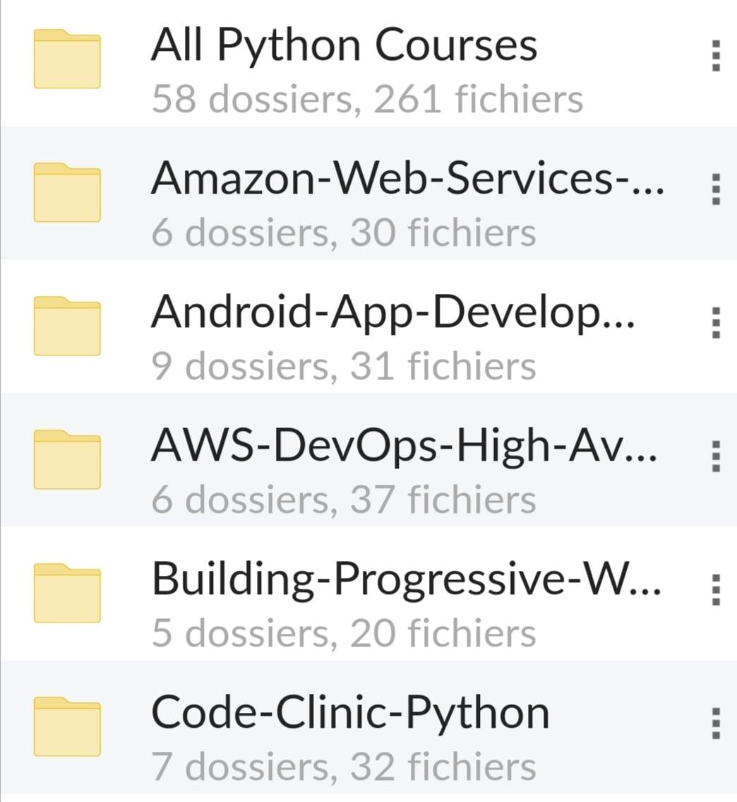 Best learning courses of the year (seo, css, python, android, ios) 