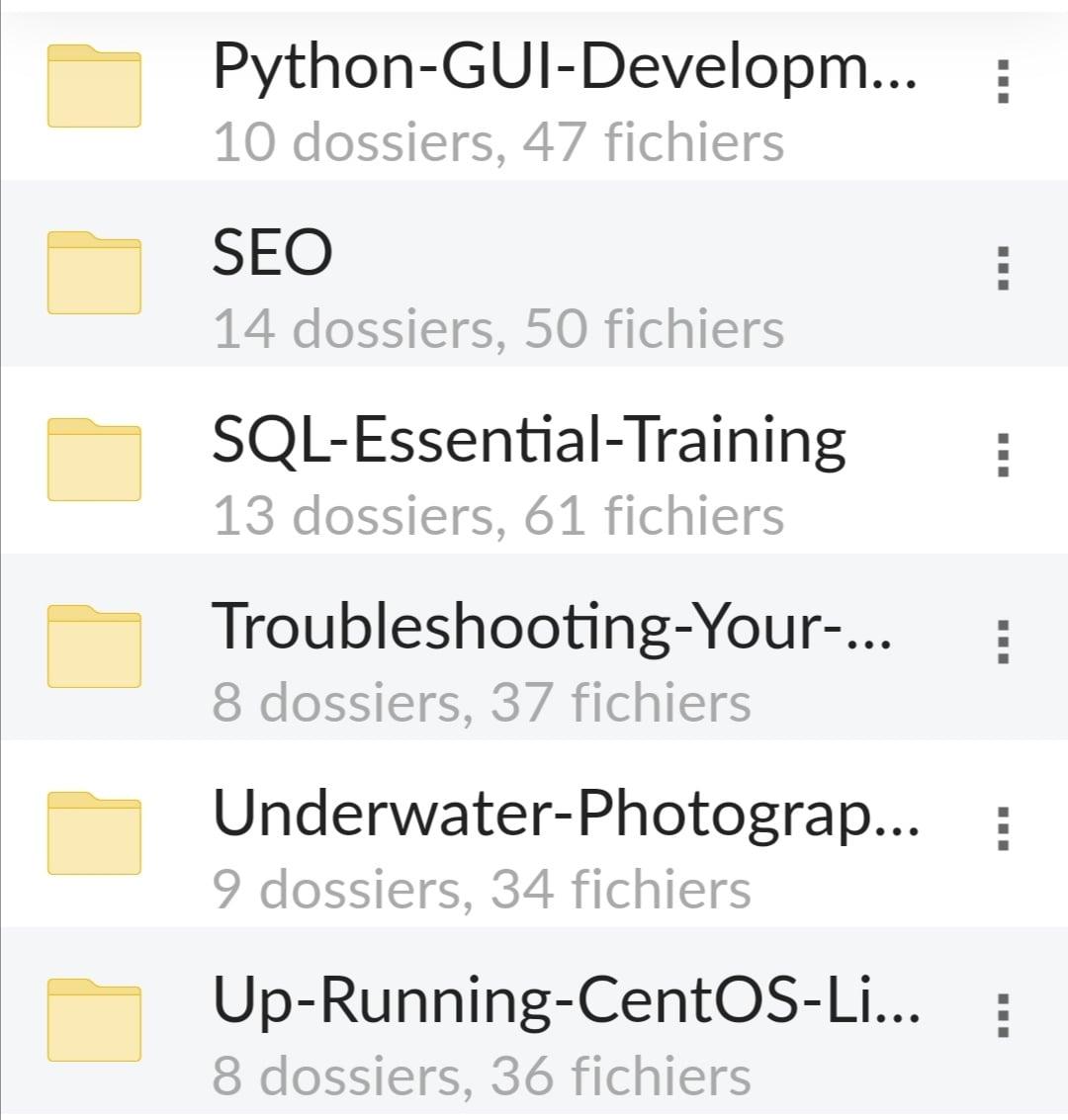 Best learning courses of the year (seo, css, python, android, ios) 