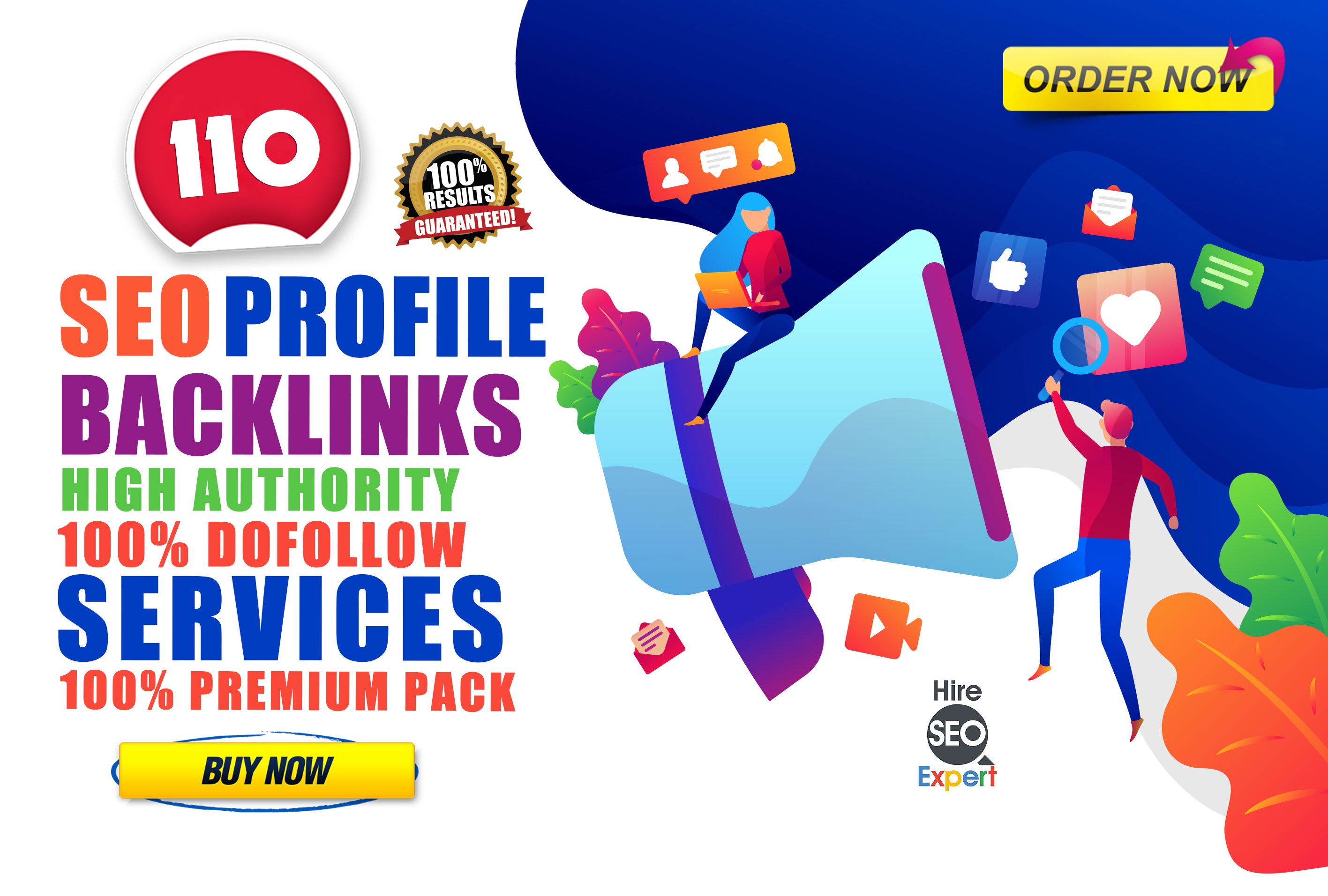 Create Manually 110 PR9-10 High Authority Backlinks-White Hat