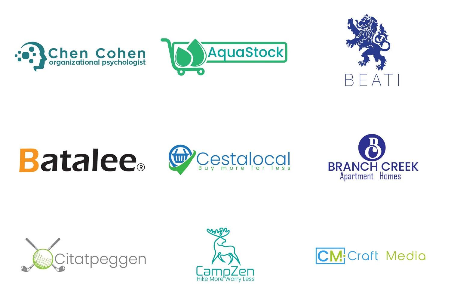 I will design a custom , clean and minimal logo