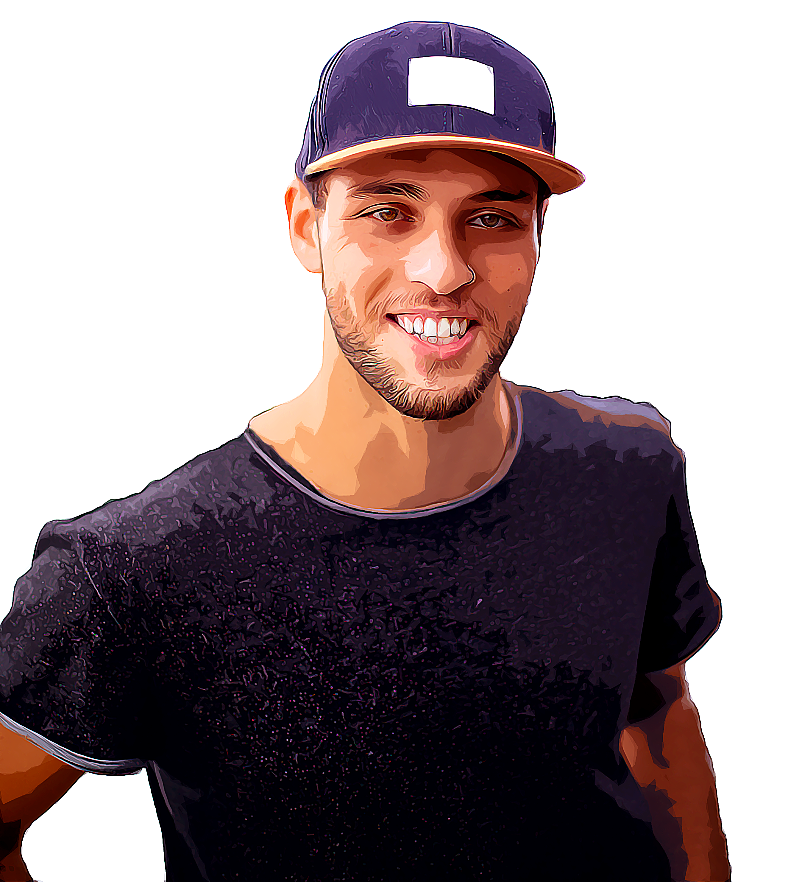 Draw a cartoon vector portrait From your photo