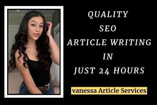 i will be your qualified content writer, SEO optimize article writer