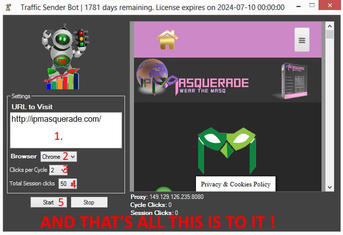 I will give you Traffic Sender Bot lifetime licence