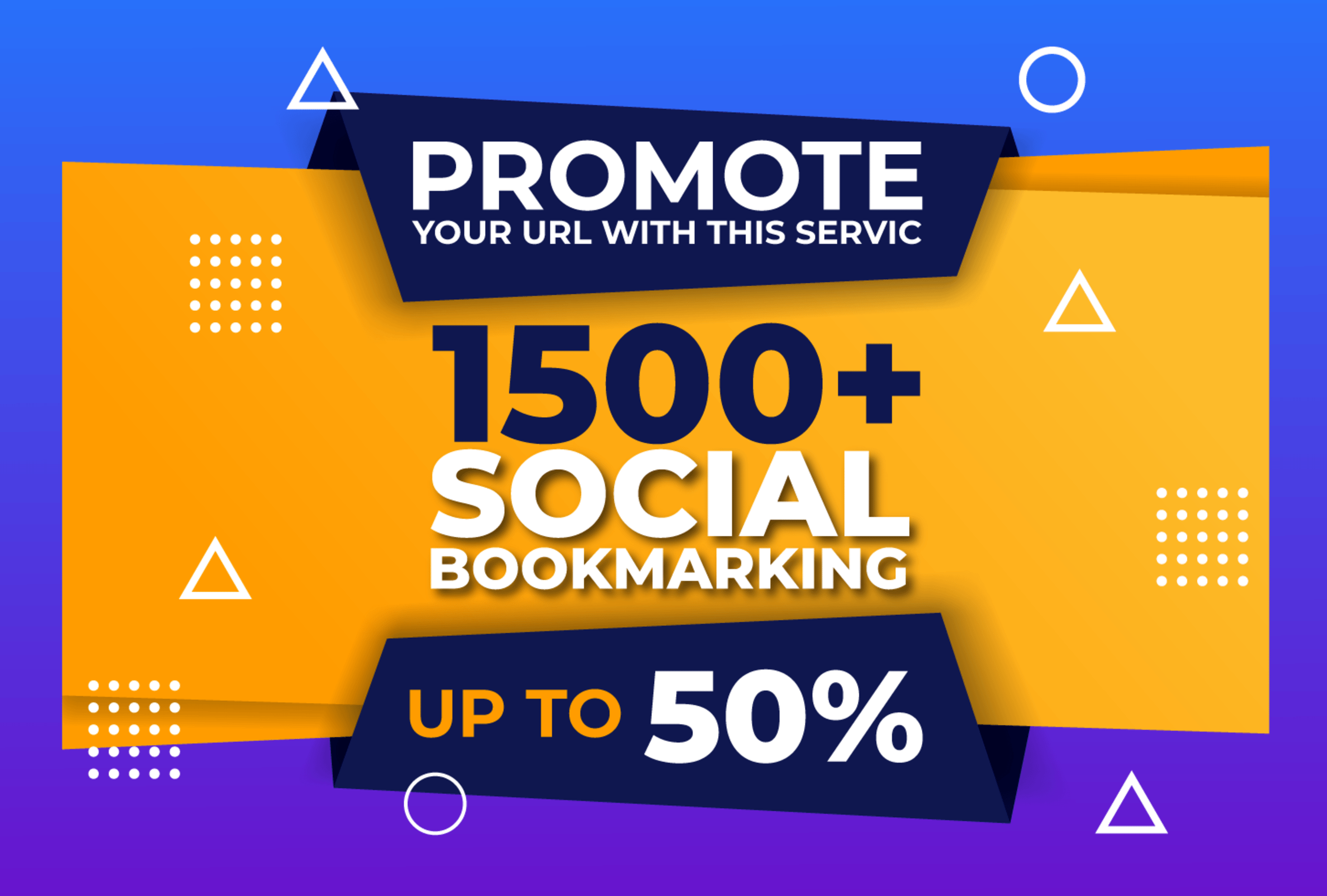 Create 1500 High Quality Social Bookmarking