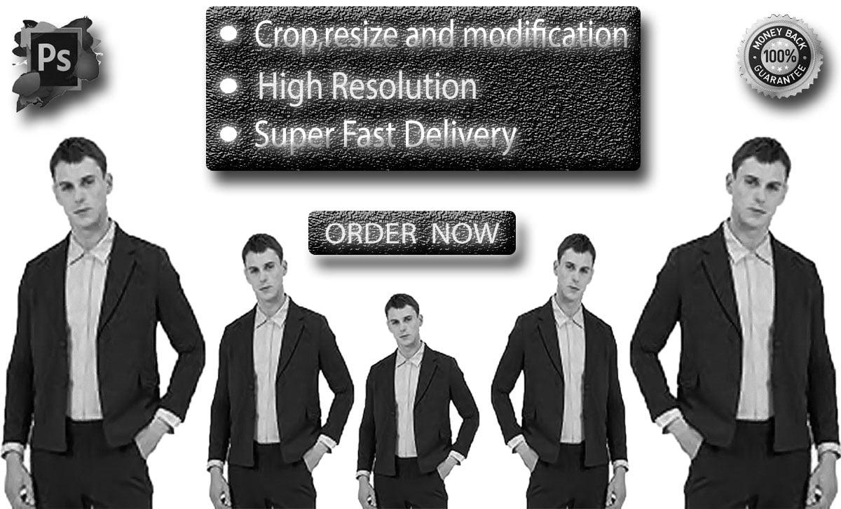 I will crop and Resize 100 Images,Photos,any thing