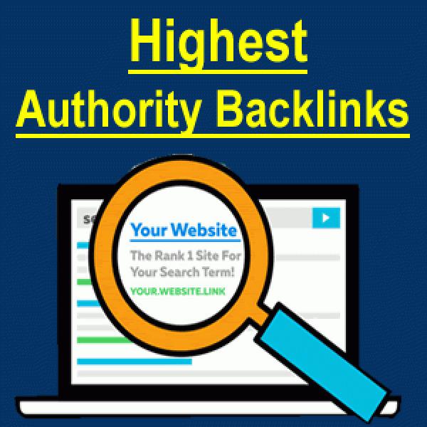 I will do 100+ high domain authority SEO backlinks