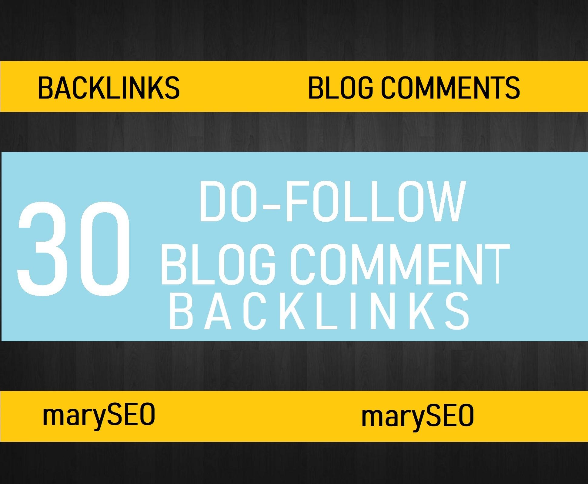 create 30 manual dofollow backlinks with high DAPA