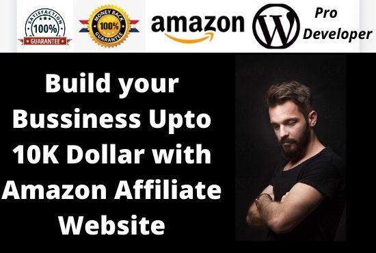 I will build professional amazon affiliate website without API key
