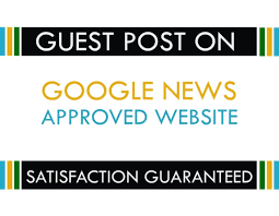 I will guest post on google news approved site
